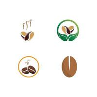 coffee bean icon vector illustration