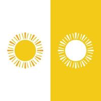 Sun Vector illustration Icon Logo