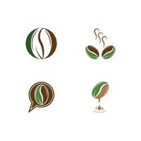 coffee bean icon vector illustration