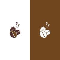 Ilustración de vector de icono de grano de café