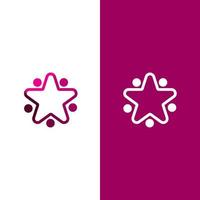 Star icon Template vector illustration