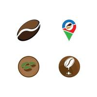 coffee bean icon vector illustration