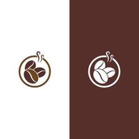 coffee bean icon vector illustration