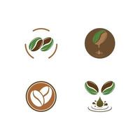 coffee bean icon vector illustration