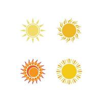 Sun Vector illustration Icon Logo