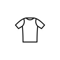 Shirt, Fashion, Polo Line Icon, Vector, Illustration, Logo Template. Suitable For Many Purposes.