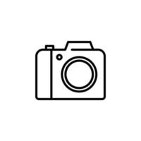 Camera, Photography, Digital, Photo Line Icon, Vector, Illustration, Logo Template. Suitable For Many Purposes. vector