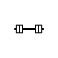 Gym, Fitness, Weight Line Icon, Vector, Illustration, Logo Template. Suitable For Many Purposes. vector