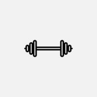 Gym, Fitness, Weight Line Icon, Vector, Illustration, Logo Template. Suitable For Many Purposes. vector