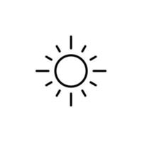 Sunrise, Sunset, Sun Line Icon, Vector, Illustration, Logo Template. Suitable For Many Purposes. vector