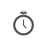 Alarm, Timer Line Icon, Vector, Illustration, Logo Template. Suitable For Many Purposes. vector