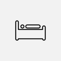 Sleep, Nap, Night Line Icon, Vector, Illustration, Logo Template. Suitable For Many Purposes. vector