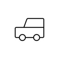 Line Icon, Vector, Illustration, Logo Template. Suitable For Many Purposes.Vehicle, Car, Automobile vector