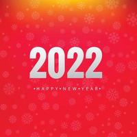 Abstract 2022 new year calendar template design vector