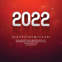 Abstract 2022 new year calendar template design vector