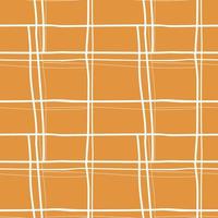 Abstract geometric squares seamless pattern. Vector illustration in camel yellow white colors like burnt sugar or caramel
