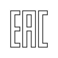 vector de marca de conformidad eurasiática de la eac