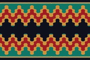 Geometric ethnic pattern Abstract seamless background red and blue colors design for Print, wallpaper for decoration, fabric, fashion textile background, carpet, clothing , fabric, style vector