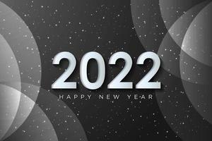 2022 happy new year greeting card with abstract background design for greeting card, poster, banner. Vector illustration.