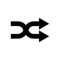 Double arrow icon. Design template vector