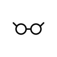 Glasses line icon. Design template vector