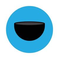 Bowl  icon. Design template vector