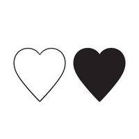 Vector image of a hand drawn doodle, linear heart icon. Isolated heart on a white background