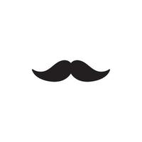 Moustache icon with handdrawn doodle style