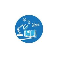 Go To School icon and symbol vector template