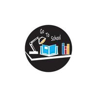 Go To School icon and symbol vector template
