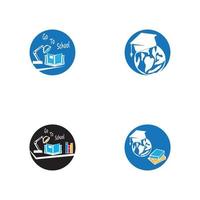 Go To School icon and symbol vector template