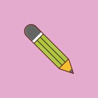 pen Vector illustration on a transparent background. Premium quality symbols. Vector Line Flat color  icon for concept and graphic design.