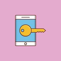 mobileVector illustration on a transparent background. Premium quality symbols. Vector Line Flat color  icon for concept and graphic design.