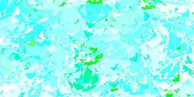 Light Blue, Green vector background with polygonal forms.