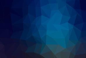 Dark BLUE vector blurry triangle pattern.