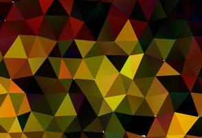 Light Orange vector abstract mosaic pattern.