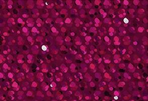 Light Pink vector background with curved circles.