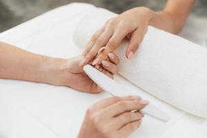 nail hygiene care beautician client