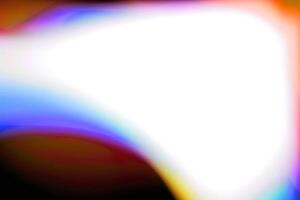 colorful abstract retro blur light color overlay texture natural holographic on black. photo