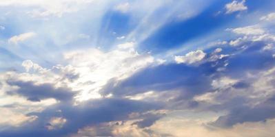 sky beautiful blue cloud white sky blue Beautiful sunlight with sky background,morning sky over the sky. photo