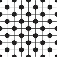 Hexagon pattern seamless gray color vector
