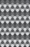 Hexagon pattern seamless gray color vector
