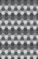 Hexagon pattern seamless gray color vector