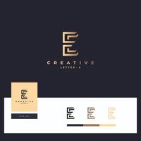 Letter E Logotype vector