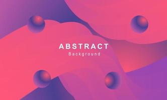 Trendy geometric Abstract background. Illustration of 3d liquid shape. eps10 vector. vector