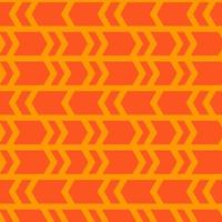 seamless pattern, abstract arrows, geometric orange background vector