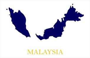 Map of Malaysia Vector