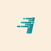 Initial Letter I Fast Speed Logo Design Template. Drop icon vector