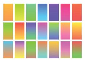 Set of Gradient Background for Social Media Story, Cover, Flyer, Banner, Poster, and Website vector