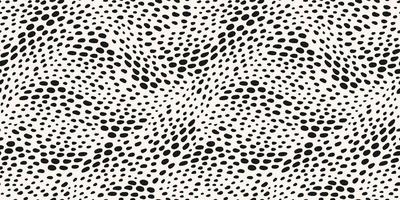 Abstract seamless pattern with dot waves . Modern abstract design